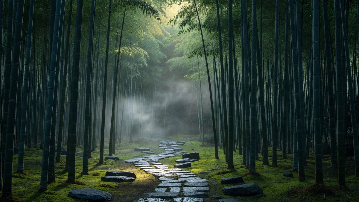 Stone & Bamboo Paths